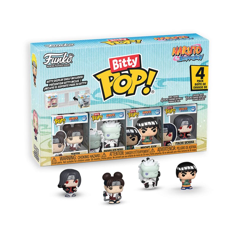 Naruto Shippuden pack 4 figurines Bitty POP! Vinyl Battles 2,5 cm
