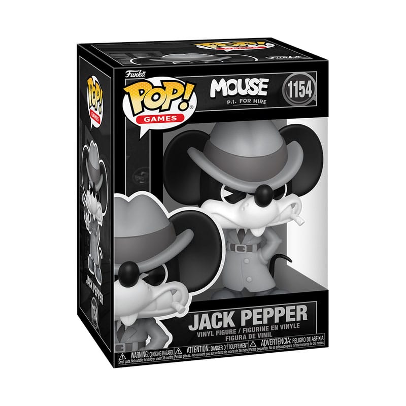 Mouse: P.I. for Hire POP! Games Vinyl figurine Jack Pepper 9 cm