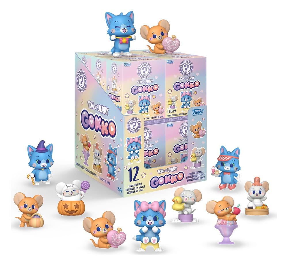 Tom & Jerry Gokko présentoir Mystery Minis figurines 5 cm (12)