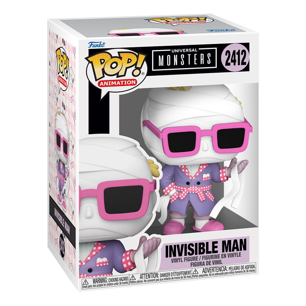 Universal Monsters POP! Animation Vinyl assortiment figurines Invisible Man with Chase 9 cm (6)
