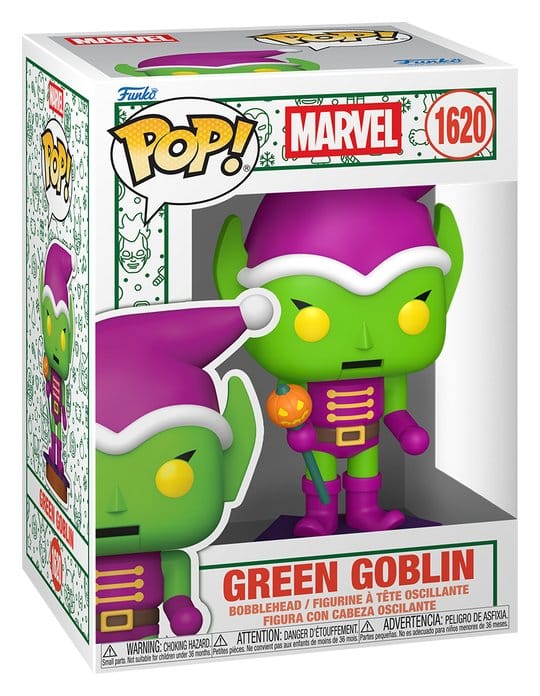 Marvel POP! Vinyl figurine : Holiday S6- Goblin(NTKR) 9 cm