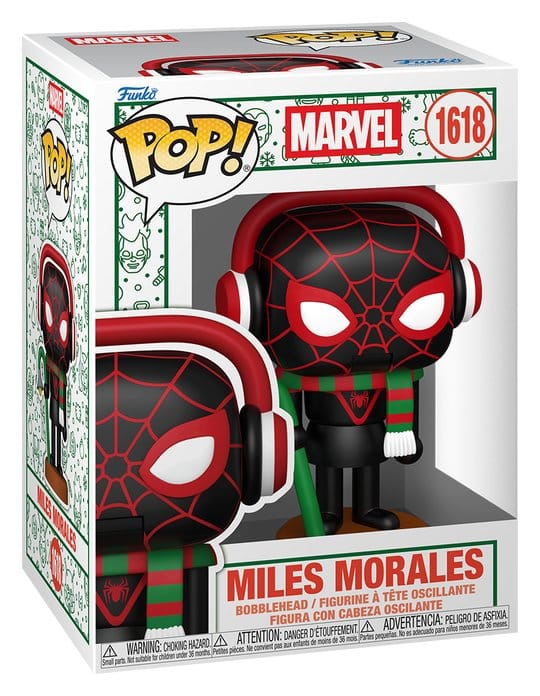 Marvel POP! Vinyl figurine : Holiday S6- Miles(NTKR) 9 cm