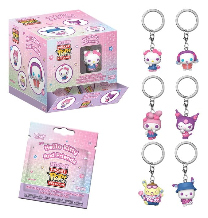 Sanrio présentoir porte-clés Pocket POP! Hello Kitty & Friends 4 cm (12)