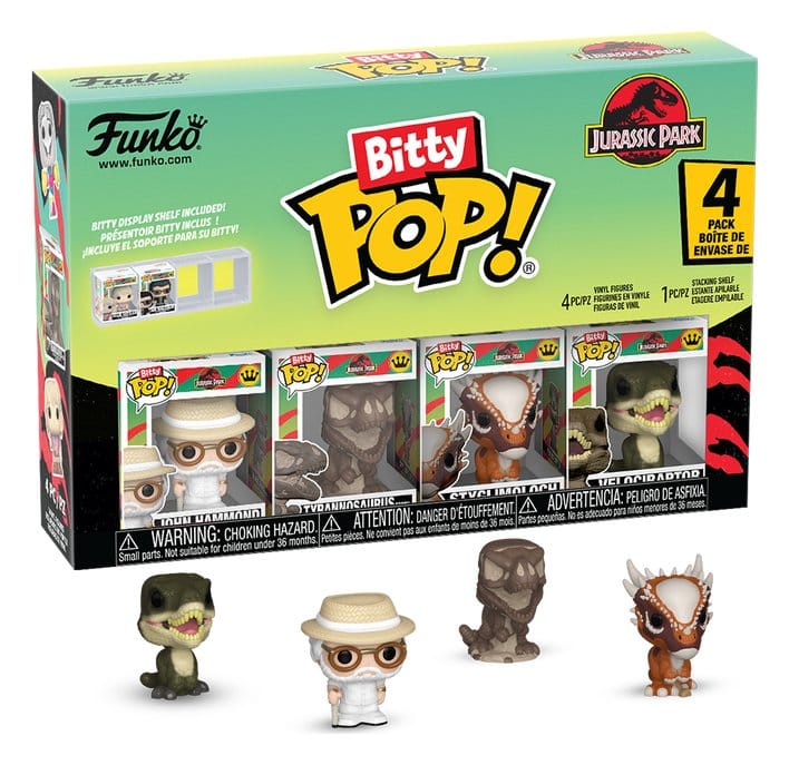 Jurassic Park pack 4 figurines Bitty POP! Vinyl Series 2 2,5 cm