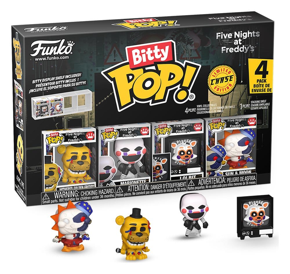 Five Nights at Freddy's pack 4 figurines Bitty POP! Vinyl Series 5 2,5 cm