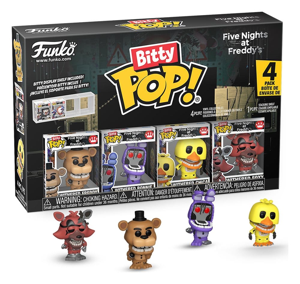 Five Nights at Freddy's pack 4 figurines Bitty POP! Vinyl Series 6 2,5 cm