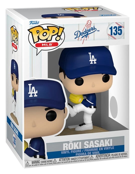 MLB POP! Vinyl figurine Dodgers- Roki Sasaki 9 cm