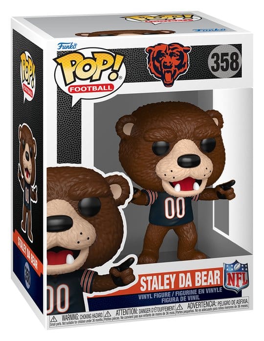 NFL POP! Vinyl figurine Mascots: Bears- Staley 9 cm