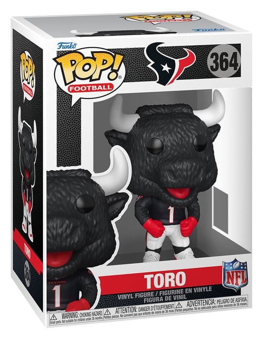 NFL POP! Vinyl figurine Mascots: Texans- Toro 9 cm