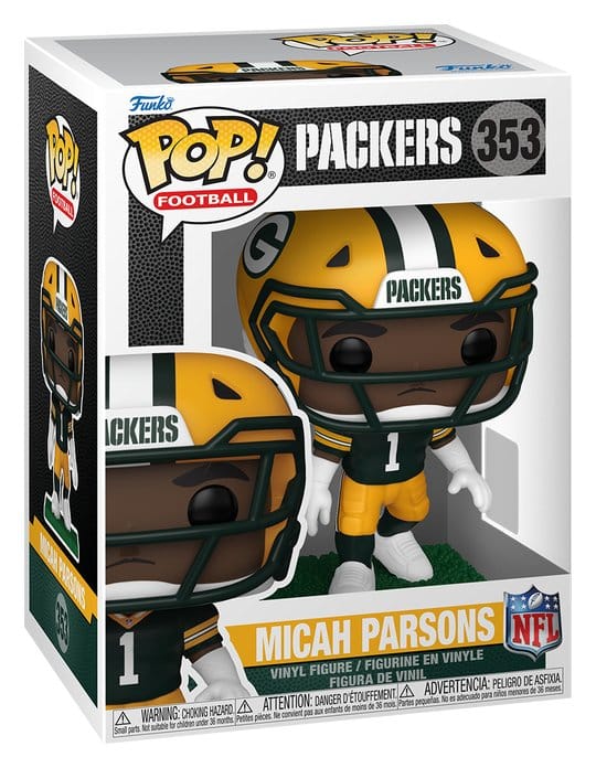 NFL POP! Vinyl figurine : Packers - Micah Parsons 9 cm