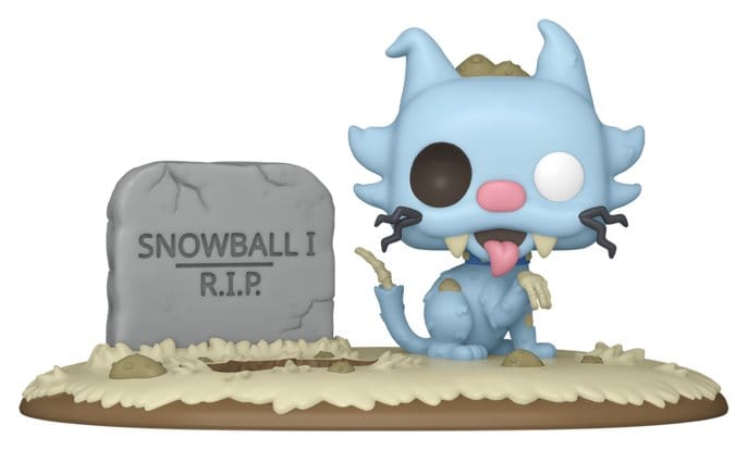 Les Simpson POP! Deluxe Vinyl figurine Zombie Snowball 9 cm
