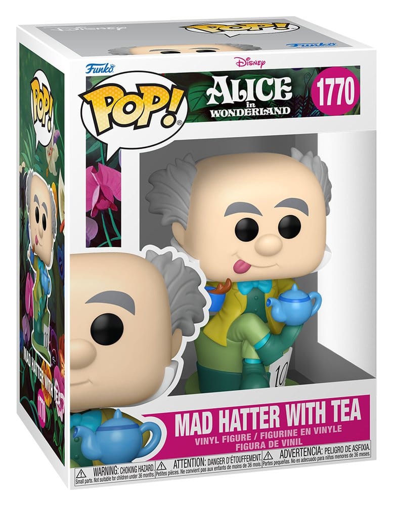 Alice au pays des merveilles POP! Vinyl figurine Mad Hatter with Tea 9 cm