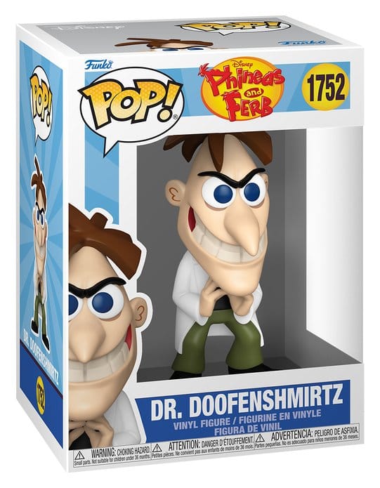 Phineas and Ferb POP! Disney Vinyl figurine Dr. Doofenshmirtz 9 cm