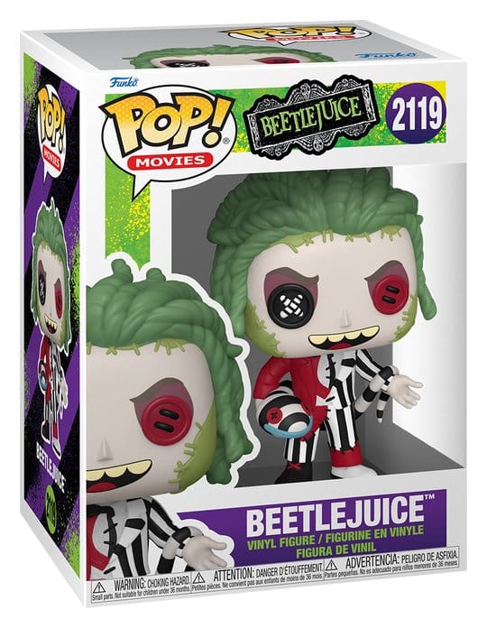 Beetlejuice POP! Movies Vinyl figurine Patchwork: Beetlejuice 9 cm