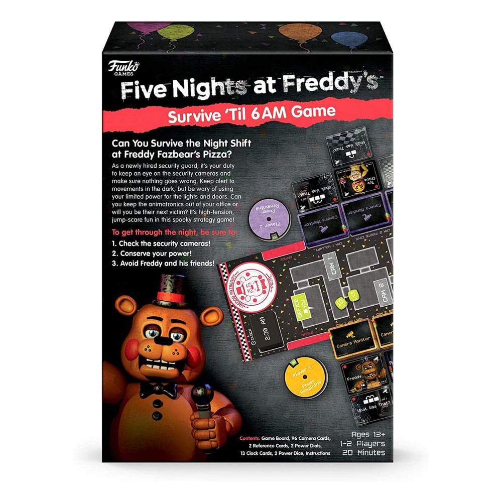 Five Nights at Freddy's jeu de plateau Survive ´Til 6am