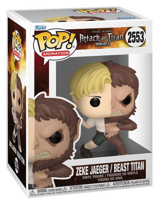 Attack on Titan POP! Animation Vinyl figurine Split- Beast Titan 9 cm