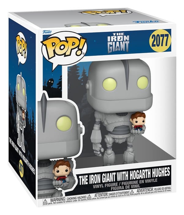 Le Géant de fer Super Sized POP! Animation Vinyl figurine Iron Giant w/Hogarth 15 cm