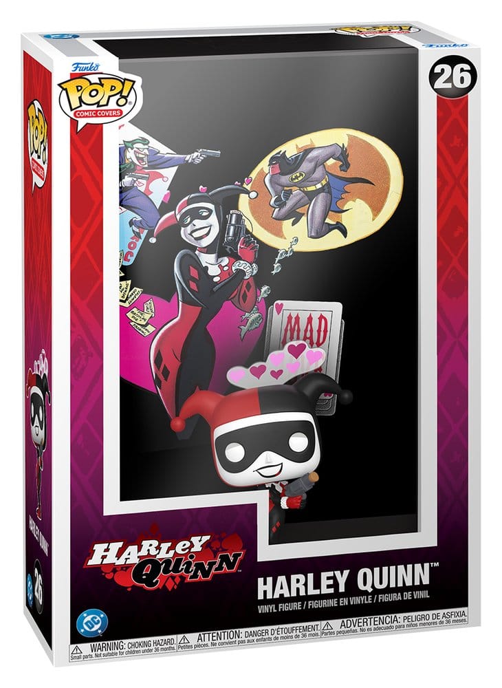 DC Comics POP! Comic Covers Vinyl Figurine Harley Quinn 9 cm