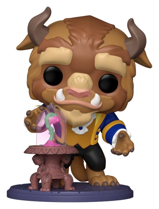 La Belle et la Bête POP! Premium Vinyl figurine Beast with Enchanted Rose 15 cm