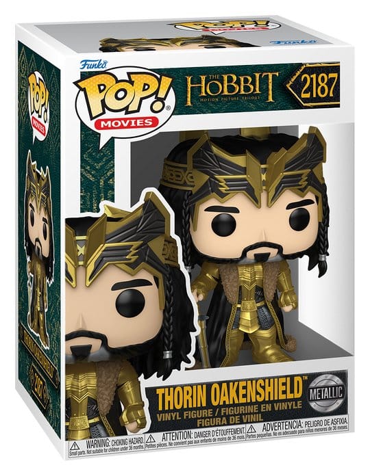 Le Hobbit POP! Movies Vinyl figurines Thorin(MT) 9 cm