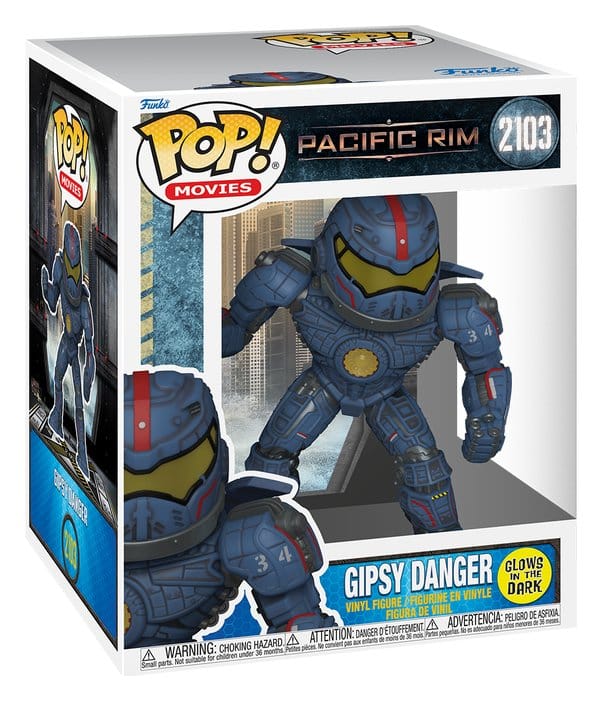 Pacific Rim Super Sized POP! Vinyl figurine Gipsy Danger (Glow) 15 cm