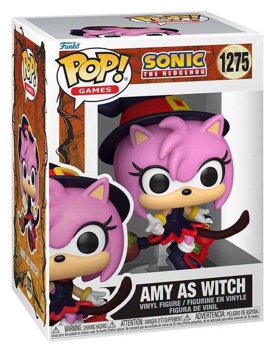 Sonic the Hedgehog POP! Games Vinyl figurine Amy on Broom 9 cm