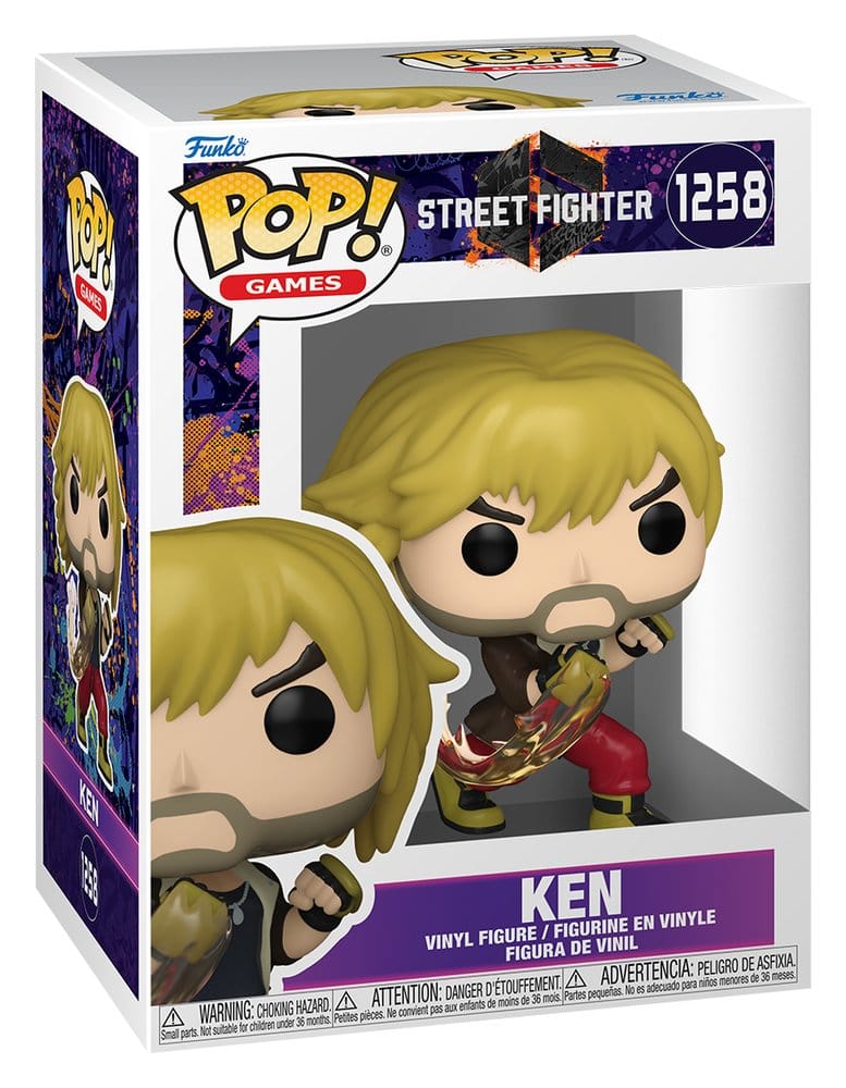 Street Fighter 6 POP! Games Vinyl figurine Ken 9 cm