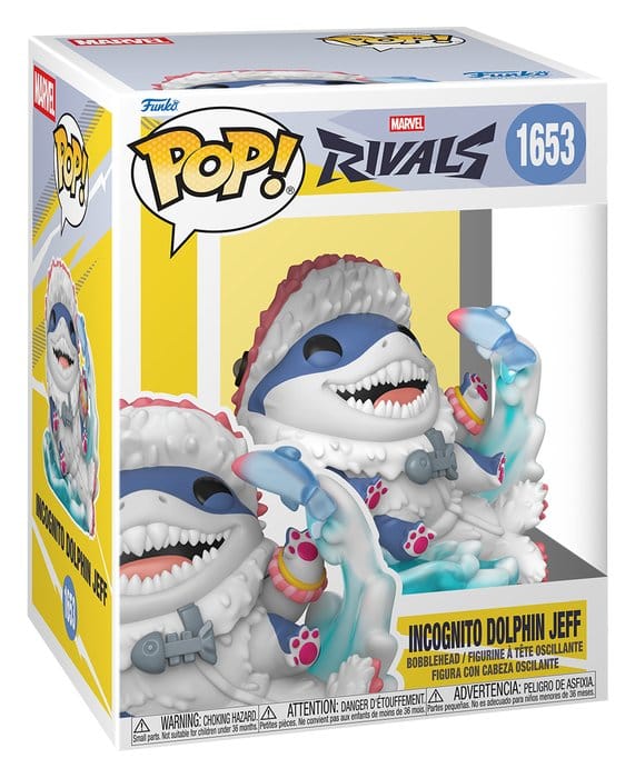 Marvel Rivals POP! Games Vinyl figurine Jeff (Incognito Dolphin) 9 cm