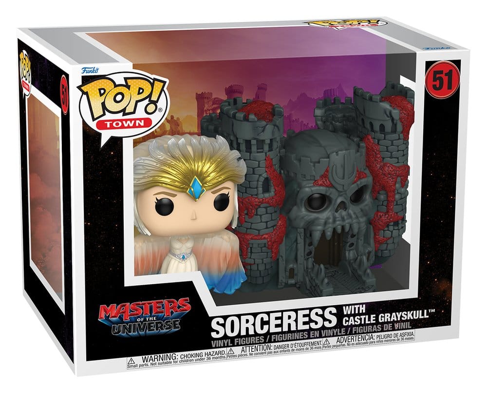 Masters of the Universe (2026) POP! Town Vinyl figurine Sorceress w/Castle Grayskull 9 cm