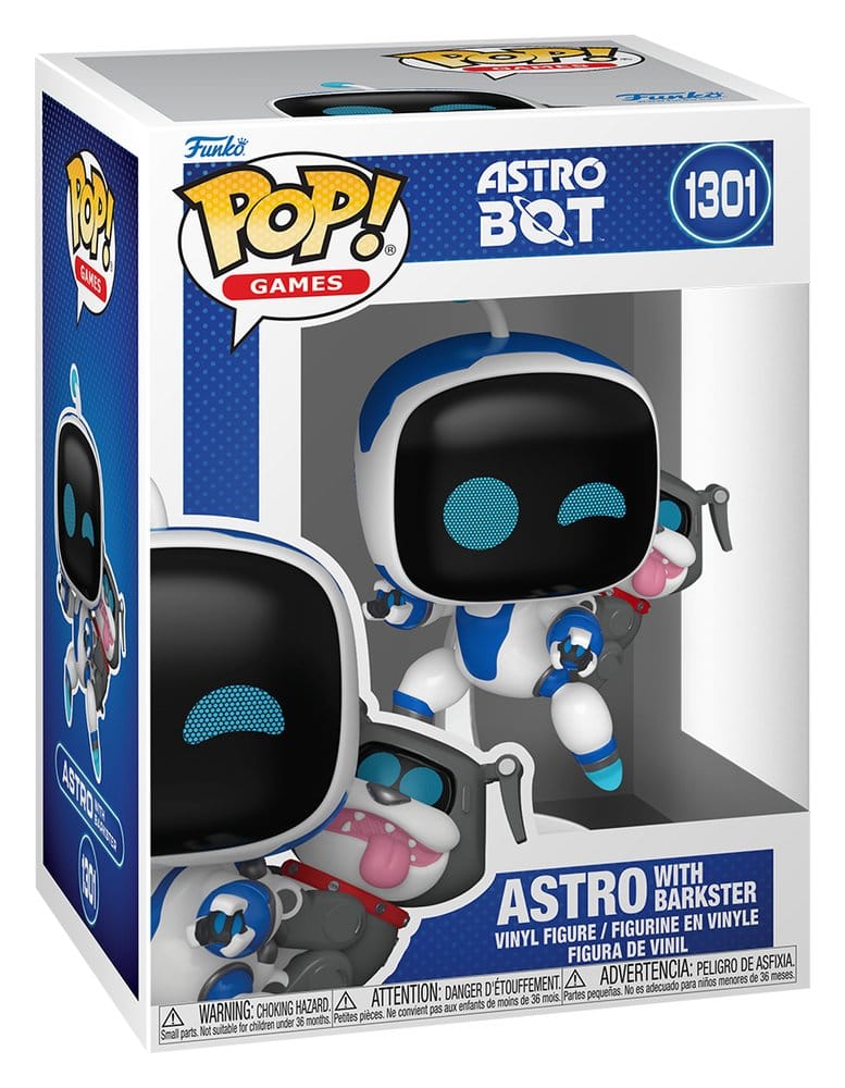 Astro Bot POP! Games Vinyl figurine Astro with Barkster 9 cm