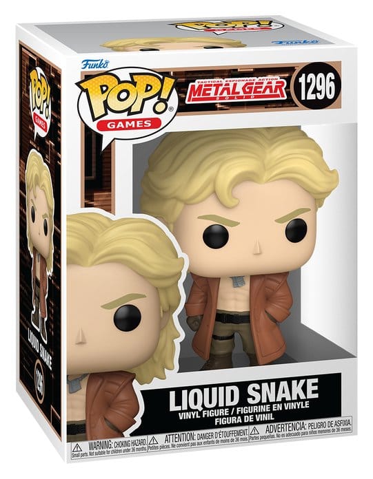 Metal Gear Solid POP! Games Vinyl figurine Liquid Snake 9 cm