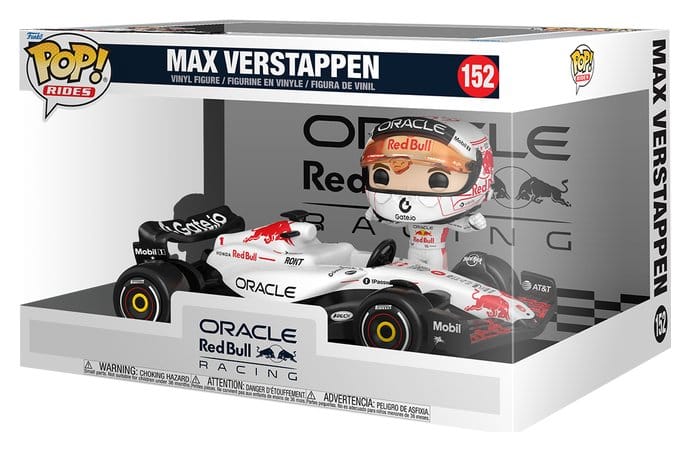 Formule 1 POP! Rides Super Deluxe Vinyl figurine Verstappen (White) 15 cm