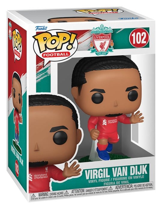 Liverpool FC POP! Football Vinyl figurine Virgil Van Dijk 9 cm