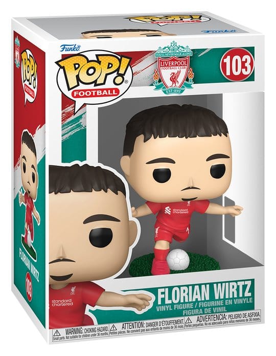 Liverpool FC POP! Football Vinyl figurine Florian Wirtz 9 cm
