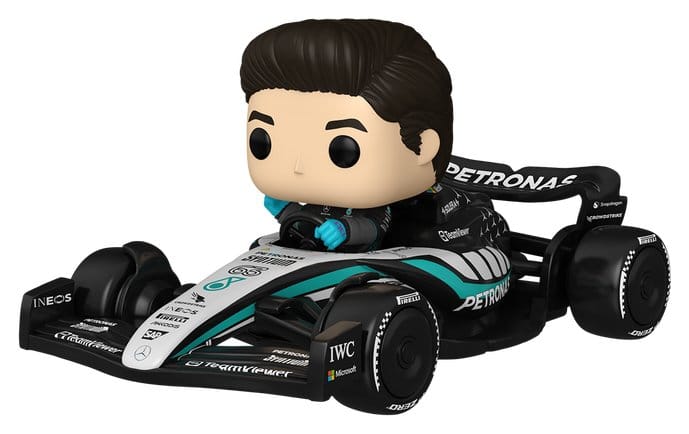 Formule 1 POP! Rides Super Deluxe Vinyl figurine Mercedes Benz - George Russell 15 cm