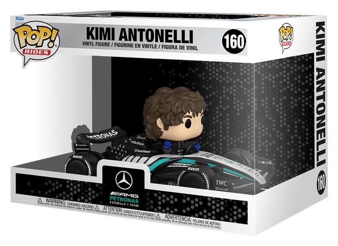 Formule 1 POP! Rides Super Deluxe Vinyl figurine Mercedes Benz - KIMI 15 cm