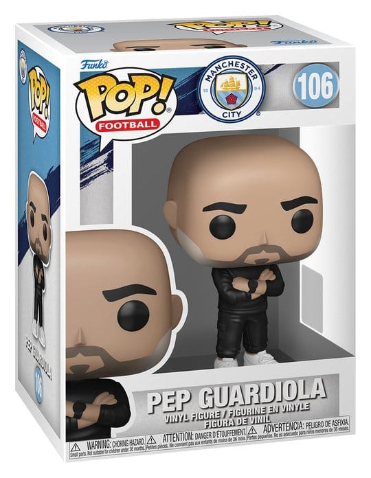 Manchester City F.C. POP! Football Vinyl figurine Pep Guardiola 9 cm