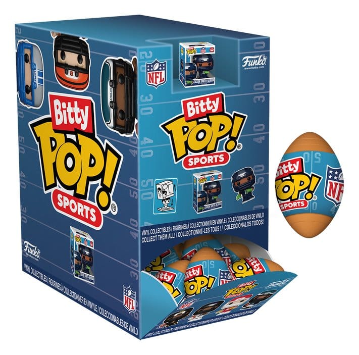 NFL présentoir Blind Box figurines Mystery Bitty POP! Vinyl Series 2 2 cm (24)