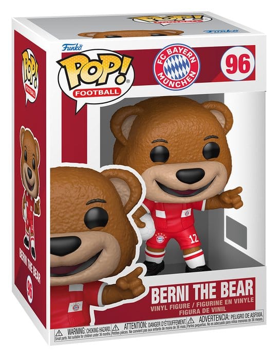 FC Bayern Munich POP! Football Vinyl figurine Berni der Bär 9 cm