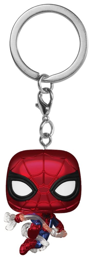 Spider-Man: Brand New Day présentoir porte-clés Pocket POP! Spider-Man (Metallic) 4 cm (12)