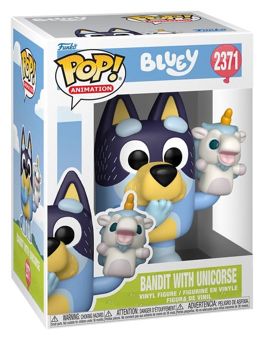Bluey POP! Games Vinyl figurine Bandit w/Unicourse 9 cm