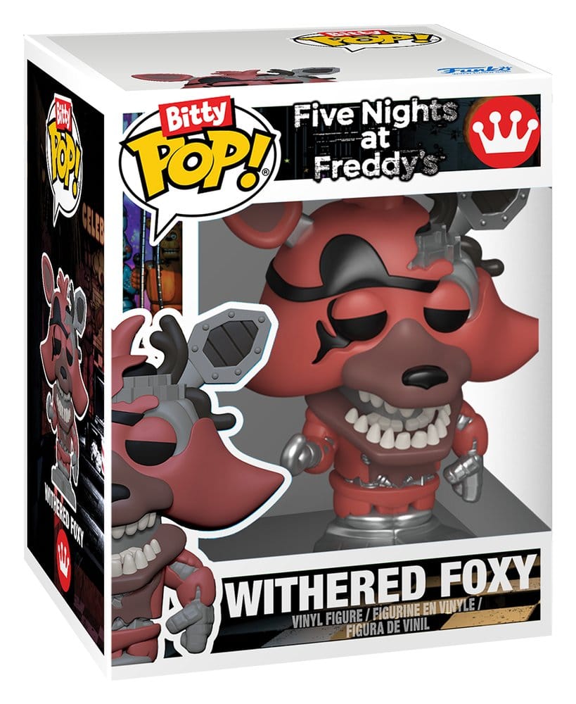 Five Nights at Freddy's pack 2 figurines Bitty POP! Vinyl Withered Foxy & Marionette 2 cm