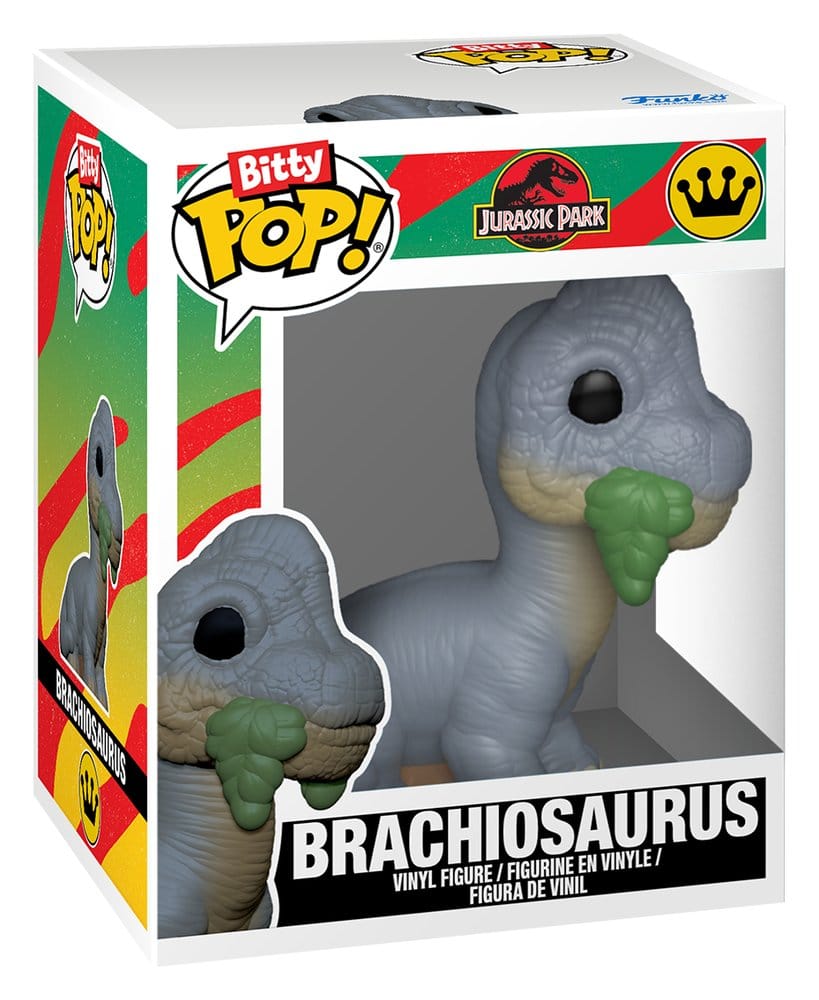 Jurassic Park pack 2 figurines Bitty POP! Vinyl Velociraptor & Brachiosaurus 2 cm