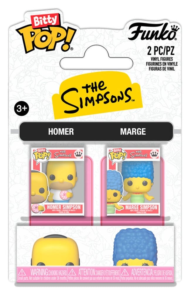 Simpsons pack 2 Bitty POP! Vinyl figurines H & M 2 cm