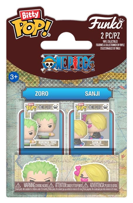 One Piece Bitty POP! Vinyl figurines Zoro & Sanji 2 cm