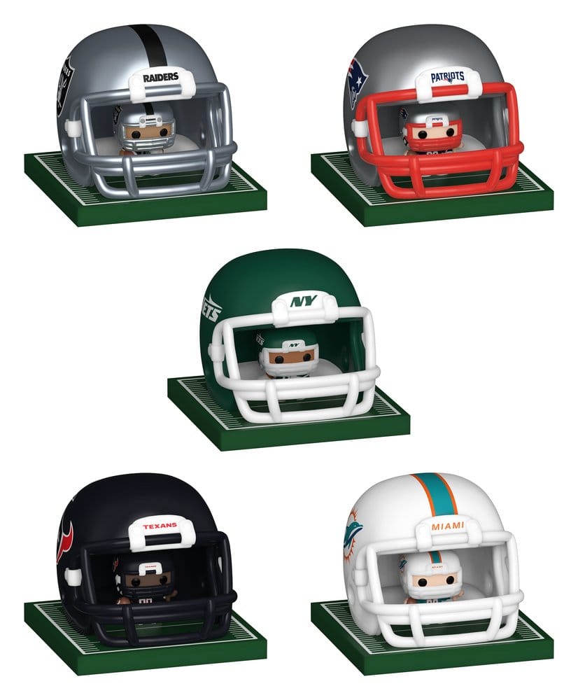 NFL Bitty POP! Helmets assortiment figurines Vinyl AFC Series 1 (12)