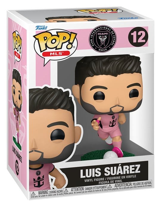 EFL POP! MLS Vinyl figurine Inter Miami CF - Luis Suarez (Pink) 9 cm