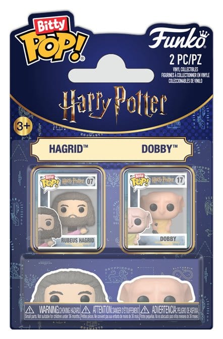 Harry Potter pack 2 figurines Bitty POP! Vinyl Hagrid & Dobby 2 cm