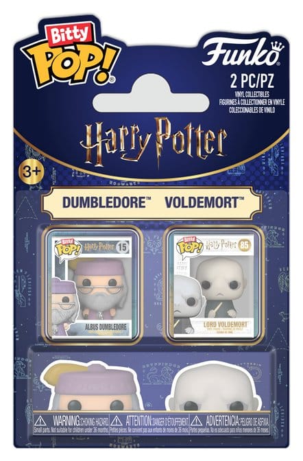 Harry Potter pack 2 figurines Bitty POP! Vinyl Dumbledore/Voldemort 2 cm