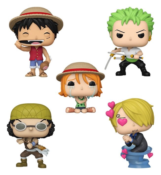 One Piece POP! Vinyl pack 5 figurines Black Friday Bundle 9 cm